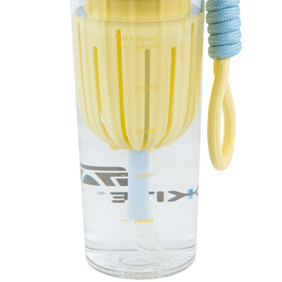 Пляшка для води Kite 650 мл, жовто-блакитний (K25-1219-3)
