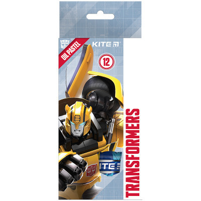 Пастель Kite масляна, 12 кольорів Transformers (TF24-071)