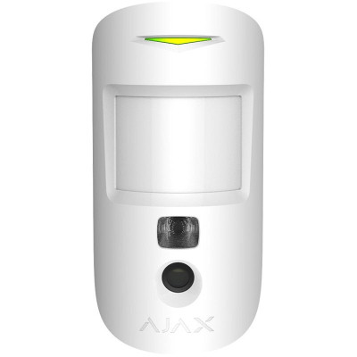 Датчик руху Ajax MotionCam (PhOD) біла