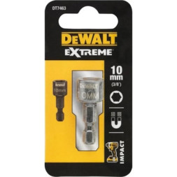 Головка магнітна DeWALT магнітна EXTREME Impact 1/4&quot;х10 мм, шестигранна (DT7463)