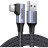 Дата кабель USB 3.0 AM to Type-C 1.0m 60W US385 90-degree Black Ugreen (20299)