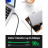 Дата кабель USB 3.0 AM to Type-C 1.0m 60W US385 90-degree Black Ugreen (20299)