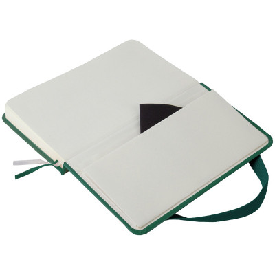 Книга записна Axent Partner 95x140 мм, 96 аркушів, клітинка, зелений ліс (8301-61-A)