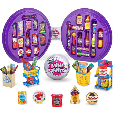 Ігровий набір Zuru Mini Brands Supermarket Колекційний дисплей з 5 фігуркам (77205)