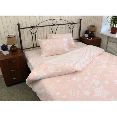 Наволочка Руно бязь Beige Star 70х70 см (38.114Б_Beige star)