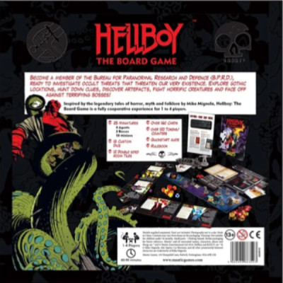 Настільна гра 18+ Mantic Games Hellboy: The Board Game (Геллбой), англійська (5060469663593)