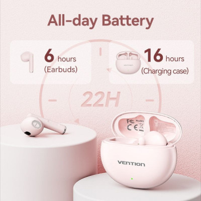Навушники Vention Elf Earbuds E06 Pink (NBKP0)