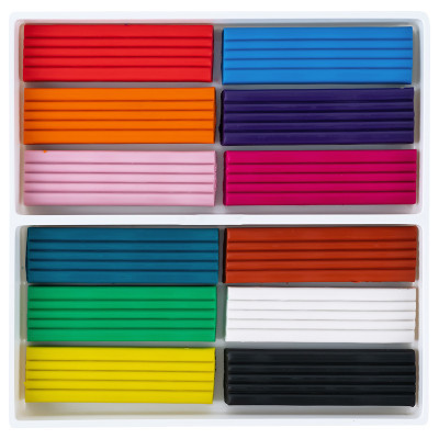 Пластилін Kite Classic 12 кольорів, 240 г (K-1086)