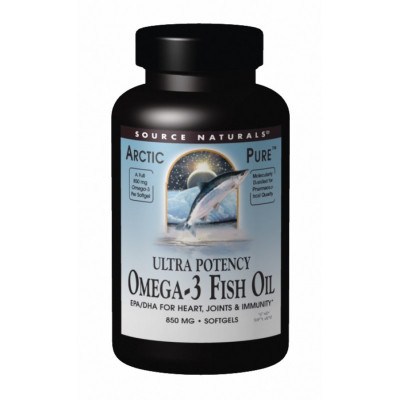 Жирні кислоти Source Naturals Омега 3 з Риб&#039;ячого Жира, ArcticPure, 60 желатинових капсул (SNS-02013)