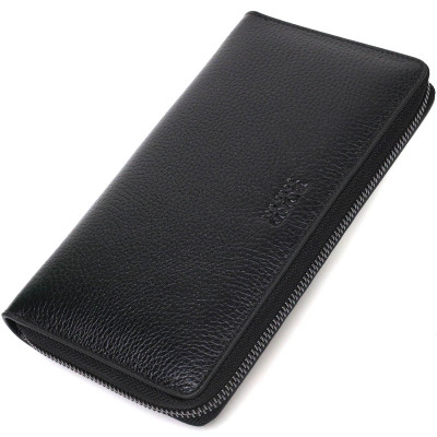 Сумка Bond Accessories З одним відділенням з натуральної шкіри Чорна (22029)