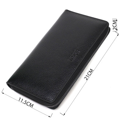 Сумка Bond Accessories З одним відділенням з натуральної шкіри Чорна (22029)