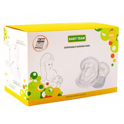 Вкладиш для бюстгальтера Baby Team Basic 60 шт. (0025)