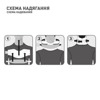 Бандаж MedTextile Бандаж на шийний відділ хребта мякої фіксаціЇ з жорст. (4820137290077)