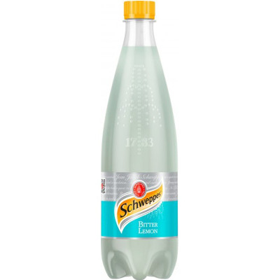 Напій Schweppes Bitter Lemon Безалкогольний сильногазований 750 мл (5449000312136)