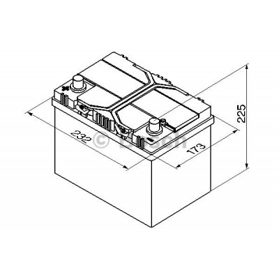 Акумулятор автомобільний Bosch 60А (0 092 S40 250)