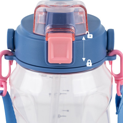 Поїльник-непроливайка Kite 1500 мл, рожева (K24-1202-2)