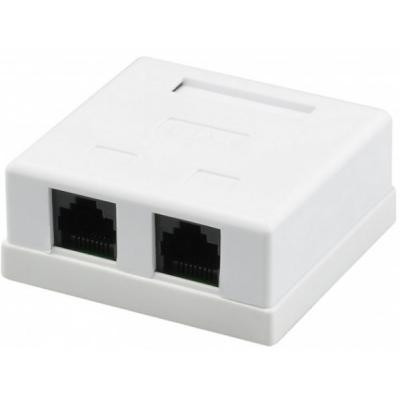 Комп&#039;ютерна розетка RJ45x2 UTP, 8P8C, cat.5e Ritar (00200)