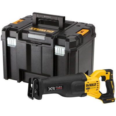 Шабельна пила DeWALT 18В XR Li-lon, 0 - 3000 ход/хв, 3.5 кг, кейс TSTAK (без АКБ та ЗП) (DCS386NT)