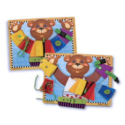 Розвиваюча іграшка Melissa&amp;Doug Дошка - застібки (MD3784)