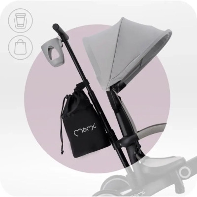 Дитячий велосипед MoMi Solivia grey 4 в 1 (ROTR00017)