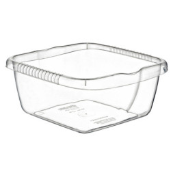 Таз Irak Plastik Квадратний Прозорий 7 л (5970)