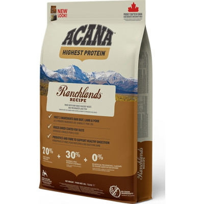 Сухий корм для собак ACANA Ranchlands 6 кг (0064992543600)