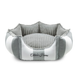 Лежак для тварин Chloe's Home Monte Carlo М сірий (CLH0045)