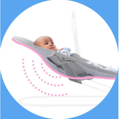 Крісло-гойдалка Kinderkraft Calmee Grey (5902533919048)