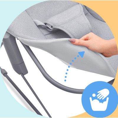 Крісло-гойдалка Kinderkraft Calmee Grey (5902533919048)