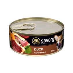 Консерви для собак Savory Dog Gourmand качка 100 г (4820232630457)