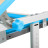 Парта зі стільцем FunDesk Piccolino III Blue-w