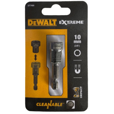 Головка магнітна DeWALT магнітна EXTREME IMPACT знімна, 1/4&quot;х10 мм (DT7466)