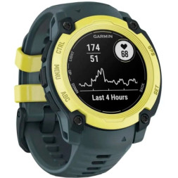 Смарт-годинник Garmin Instinct E, 40 mm, Electric Lime Bezel w/ Twilight Band, GPS смарт-годинник (010-02932-01)