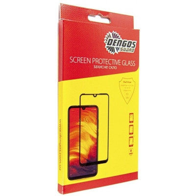 Скло захисне Dengos Full Glue Xiaomi Redmi Note 12 4G (black) (TGFG-274)