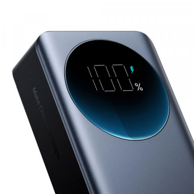 Батарея універсальна JOYROOM 30000mAh 65W PD, QC/3.0, USB-A, 2xUSB-C In/Out, Black (JR-PBF05)