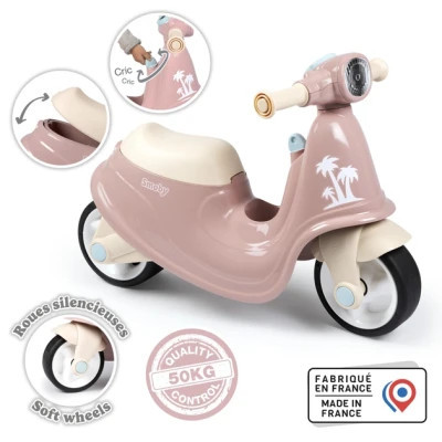 Біговел Smoby Toys рожевий 65x34x48 см (721008)
