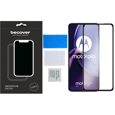Скло захисне BeCover Motorola Moto G84 Black (710108)