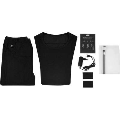 Термобілизна з підігрівом 2E eFiber for Women Black XL (2E-HUEFWXL-BK)