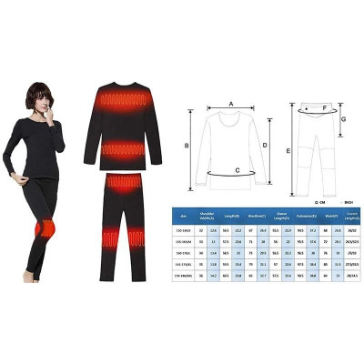 Термобілизна з підігрівом 2E eFiber for Women Black XL (2E-HUEFWXL-BK)