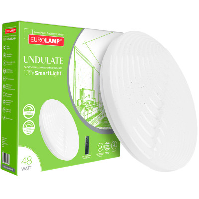 Світильник Eurolamp Undulate N31 48W 3000K (LED-ESL-48W-N31)