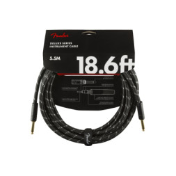 Інструментальний кабель Fender Cable Deluxe Series 18.6ft Black Tweed 5.5 m (228440)