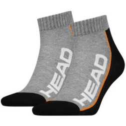 Шкарпетки Head Qperformance Quarter 781009001-235 2 пари Чорний/Сірий 35-38 (8718824546469)