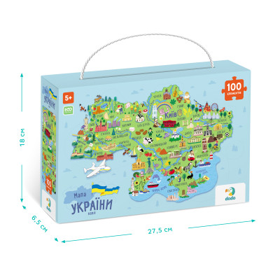 Пазл DoDo Мапа України (300267)