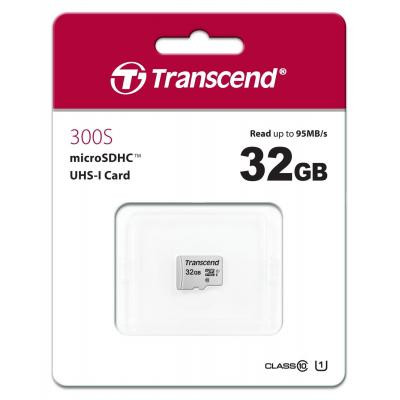 Карта пам&#039;яті Transcend 32GB microSDHC class 10 UHS-I U1 (TS32GUSD300S)