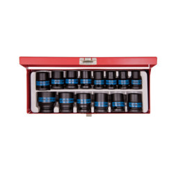 Набір головок KING TONY 1/2&quot; ударних 14 шт. 10 - 27 мм (4414MP)