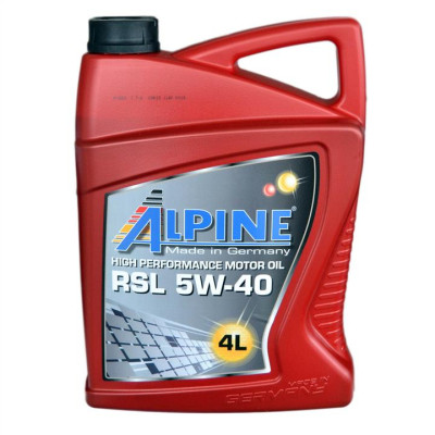 Моторна олива Alpine 5W-40 RSL 4л (0145-4)
