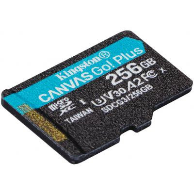 Карта пам&#039;яті Kingston 256GB microSDXC class 10 A2 U3 V30 Canvas Go Plus (SDCG3/256GBSP)
