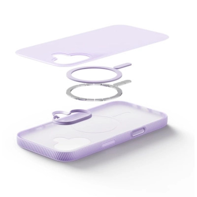 Чохол до мобільного телефона Belkin Magnetic Protective Grip iPhone 17 Lavender (MSA034HQLV)