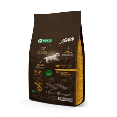 Сухий корм для собак Nature&#039;s Protection Lifestyle Grain Free Salmon Starter For Puppies 1.5 кг (NPLS45682)