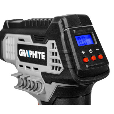 Автомобільний компресор Graphite Energy+ 18V, 7бар (без АКБ та ЗП) (58G041)